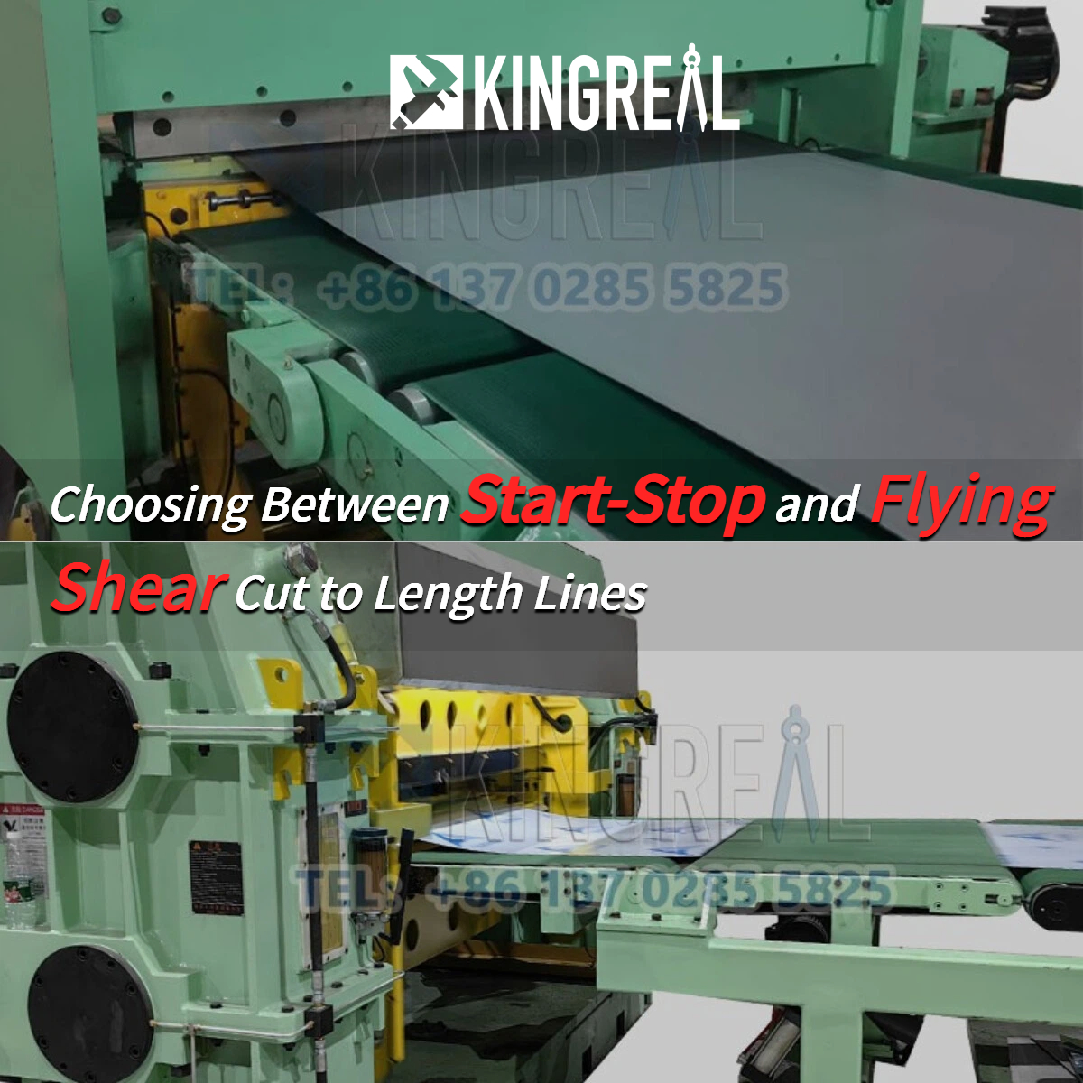 Lựa chọn giữa Start-Stop và Flying Shear Cắt theo chiều dài đường