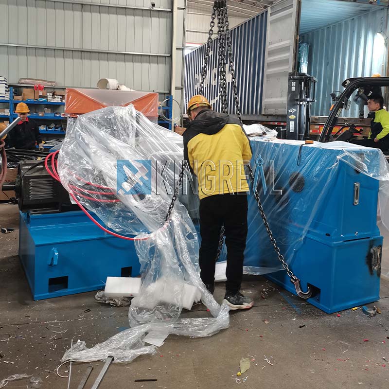 fly shearing cut to length line