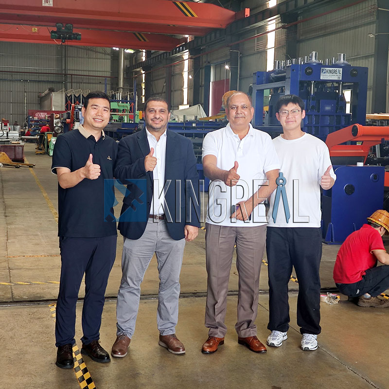 fly shearing cut to length line